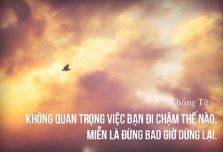 Dù có khó khăn cũng đừng từ bỏ