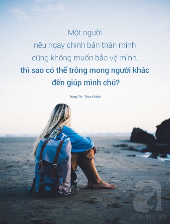 Hãy tự bảo vệ bản thân trước khi đòi hỏi người ta bảo vệ mình