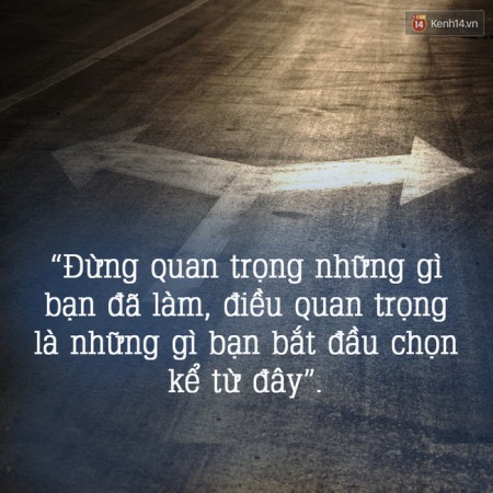 hãy gạt quá khứ ra một bên